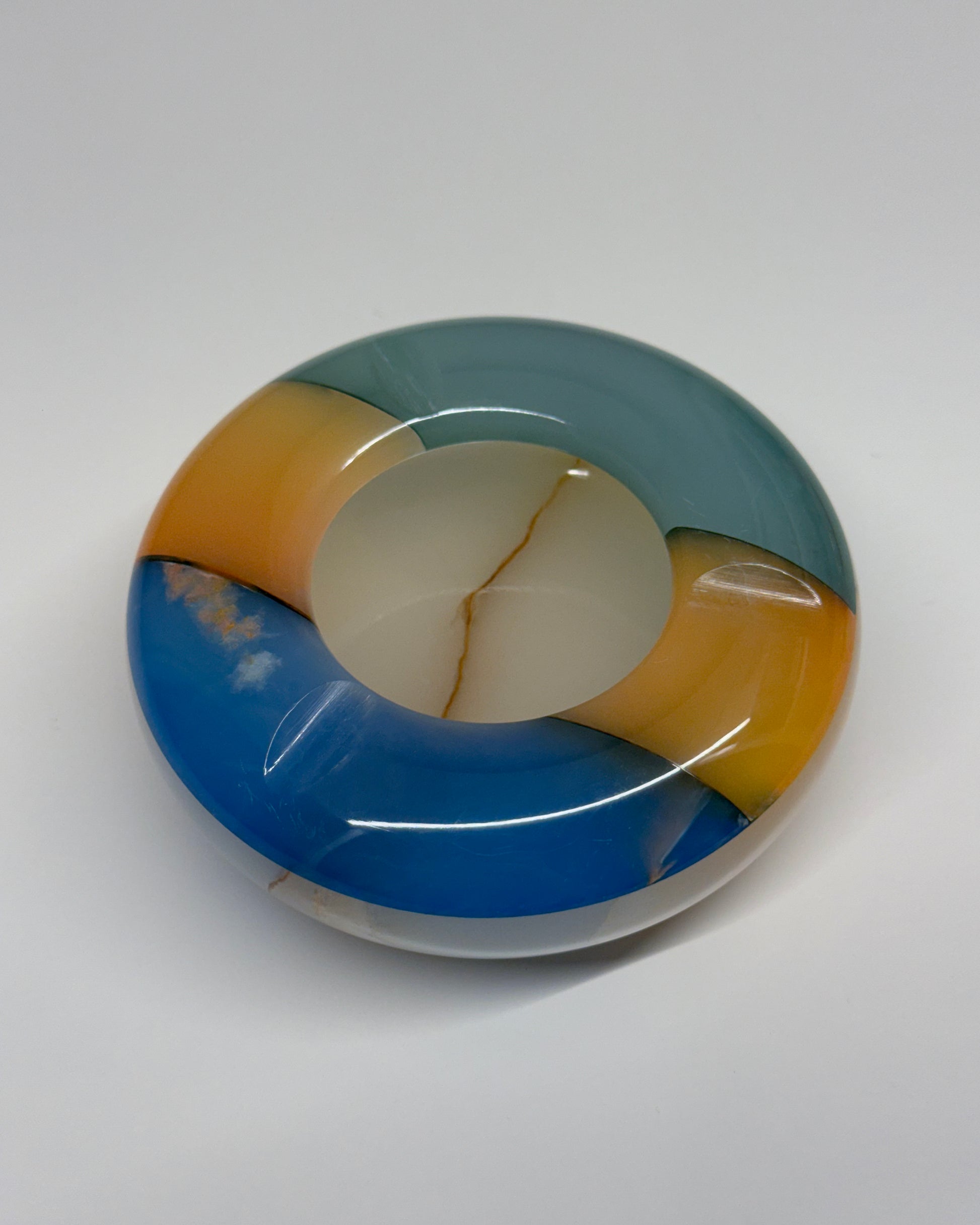 Aleyè Nomade No. 23 - Colorblock Onyx Ashtray