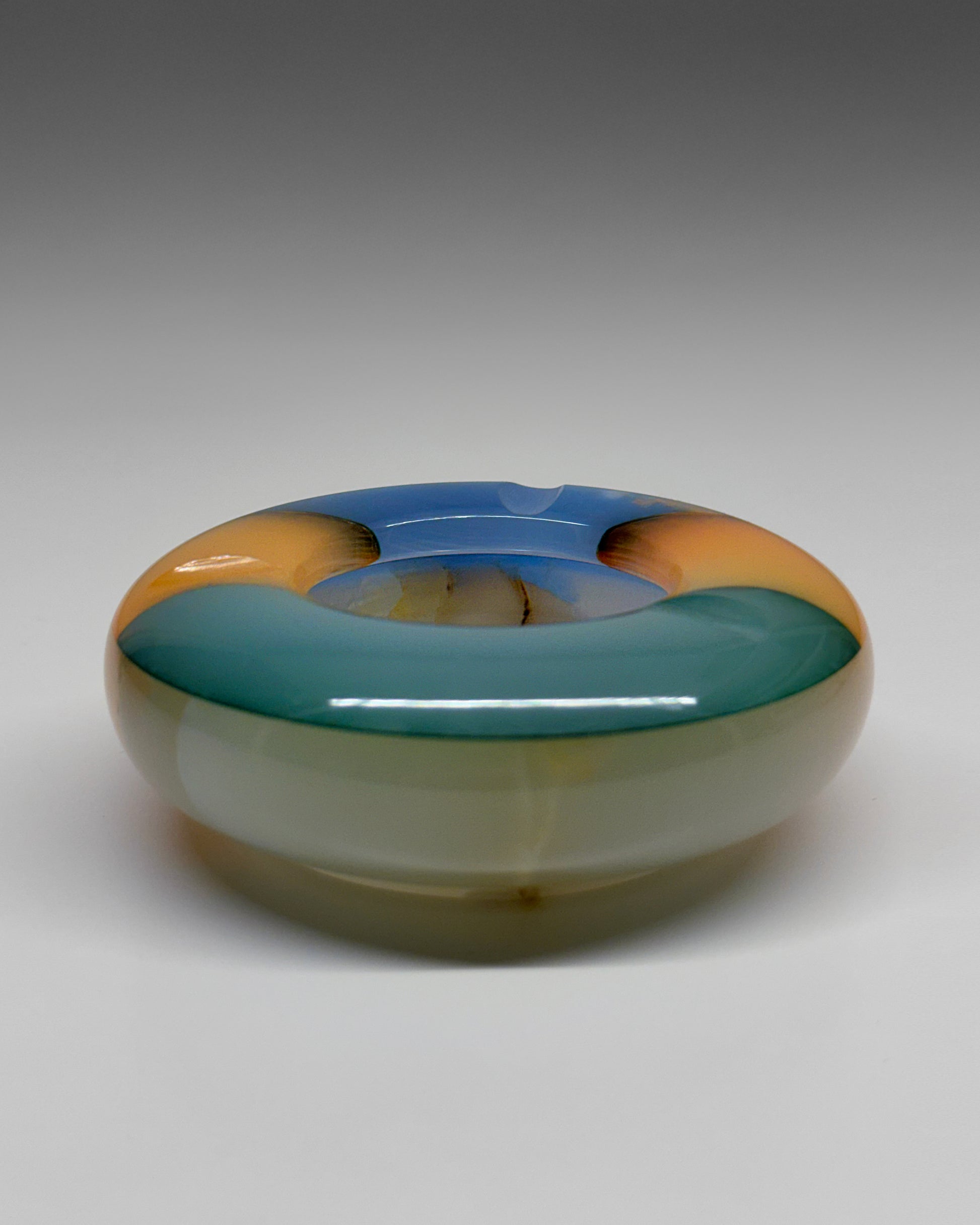 Aleyè Nomade No. 23 - Colorblock Onyx Ashtray