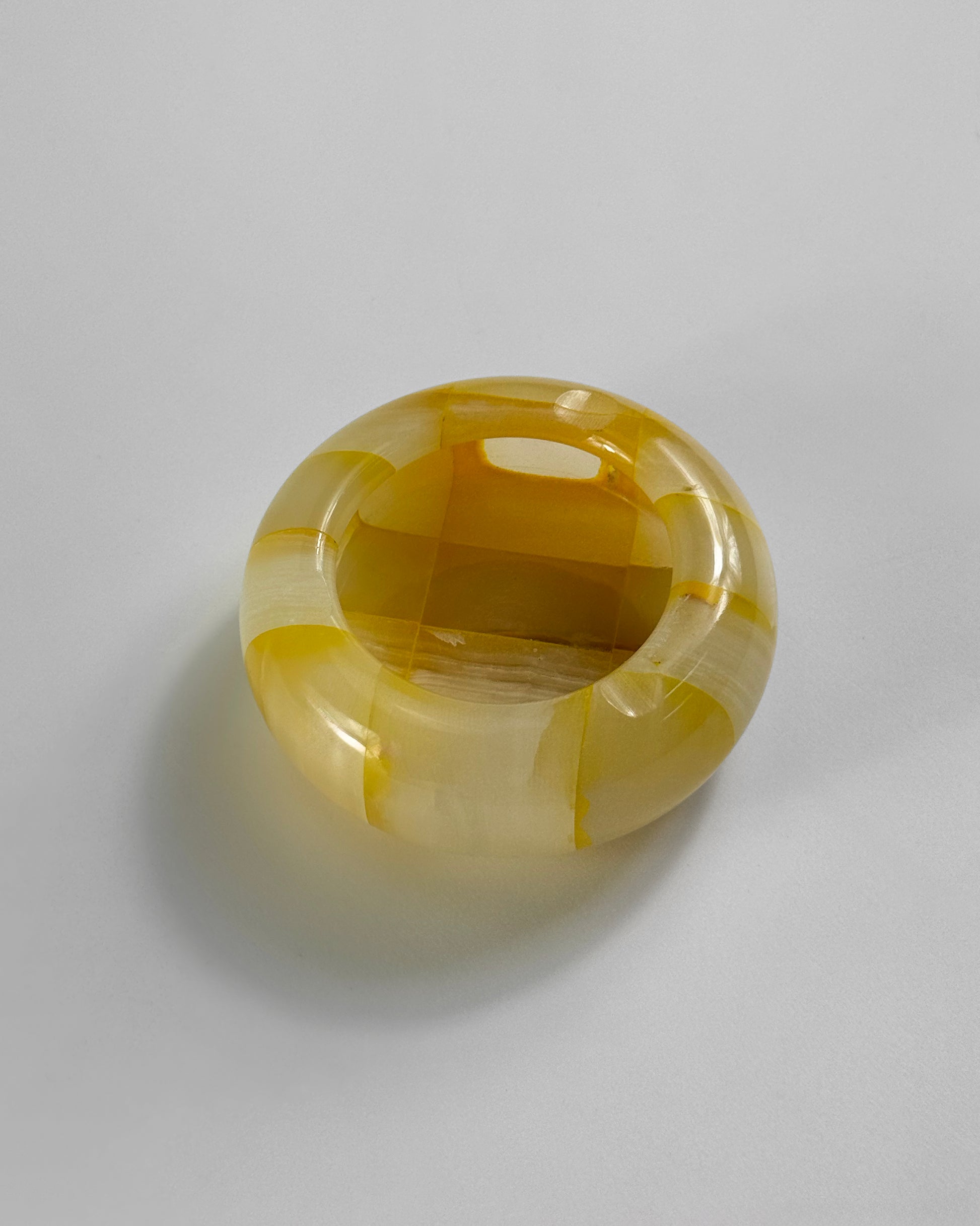 Aleyè Nomade No. 7 - Yellow Onyx Ashtray