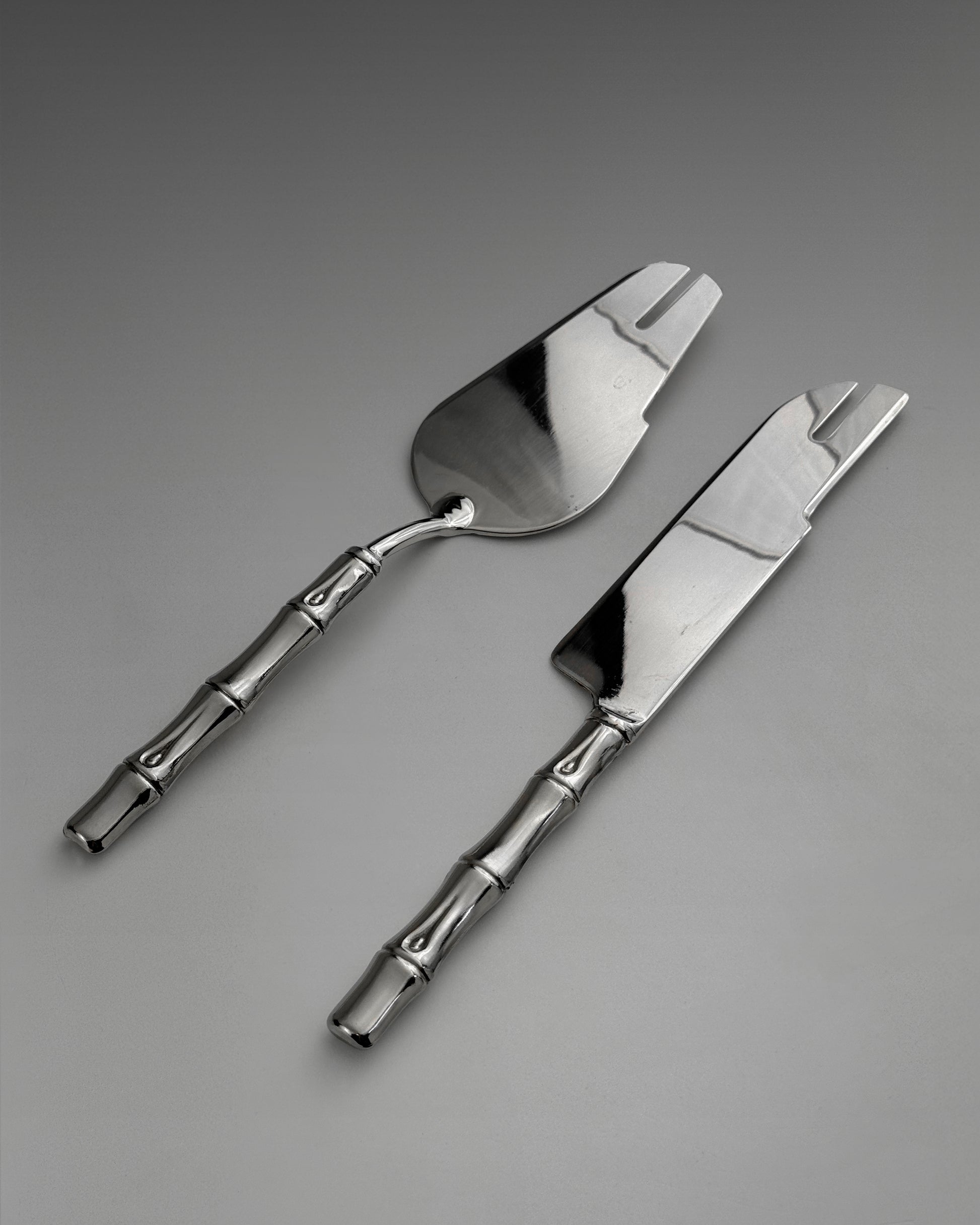 Aleyè Nomade No. 35 – The Bamboo Silver-Plated Serving Set