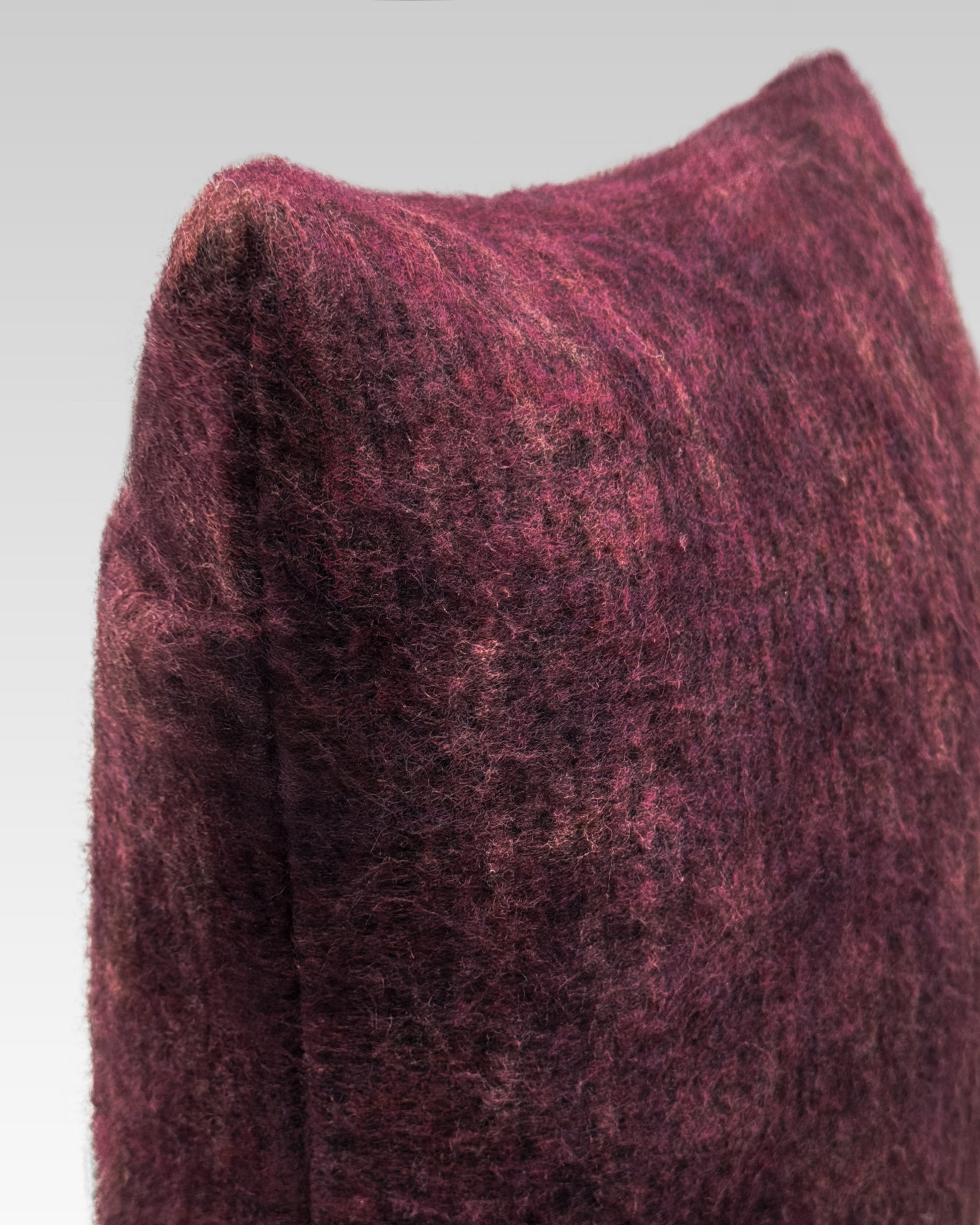 Aleyè Studio Pillow No.13 – Wool Blend Plum