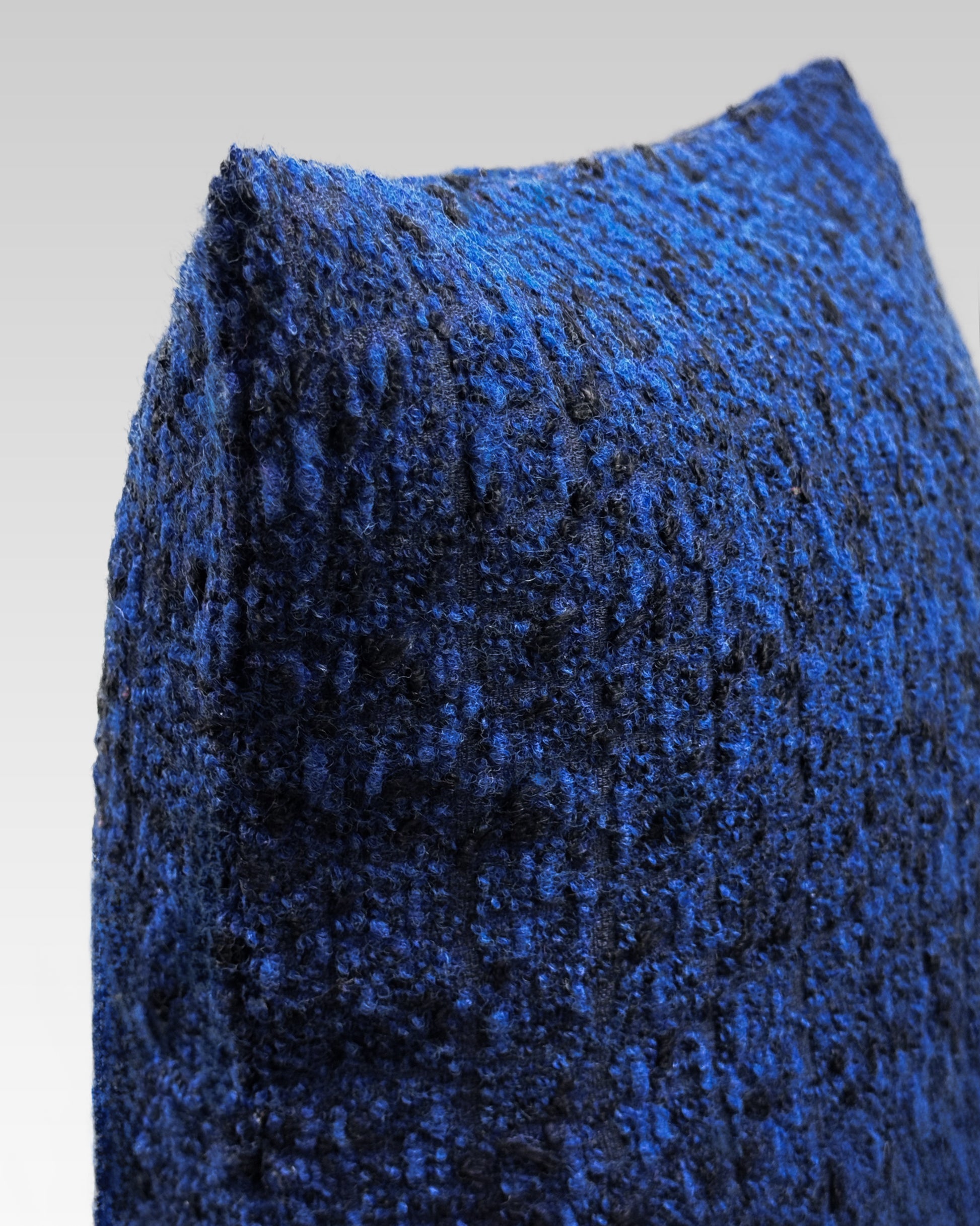 Aleyè Studio Pillow No.9 – Bouclé Indigo