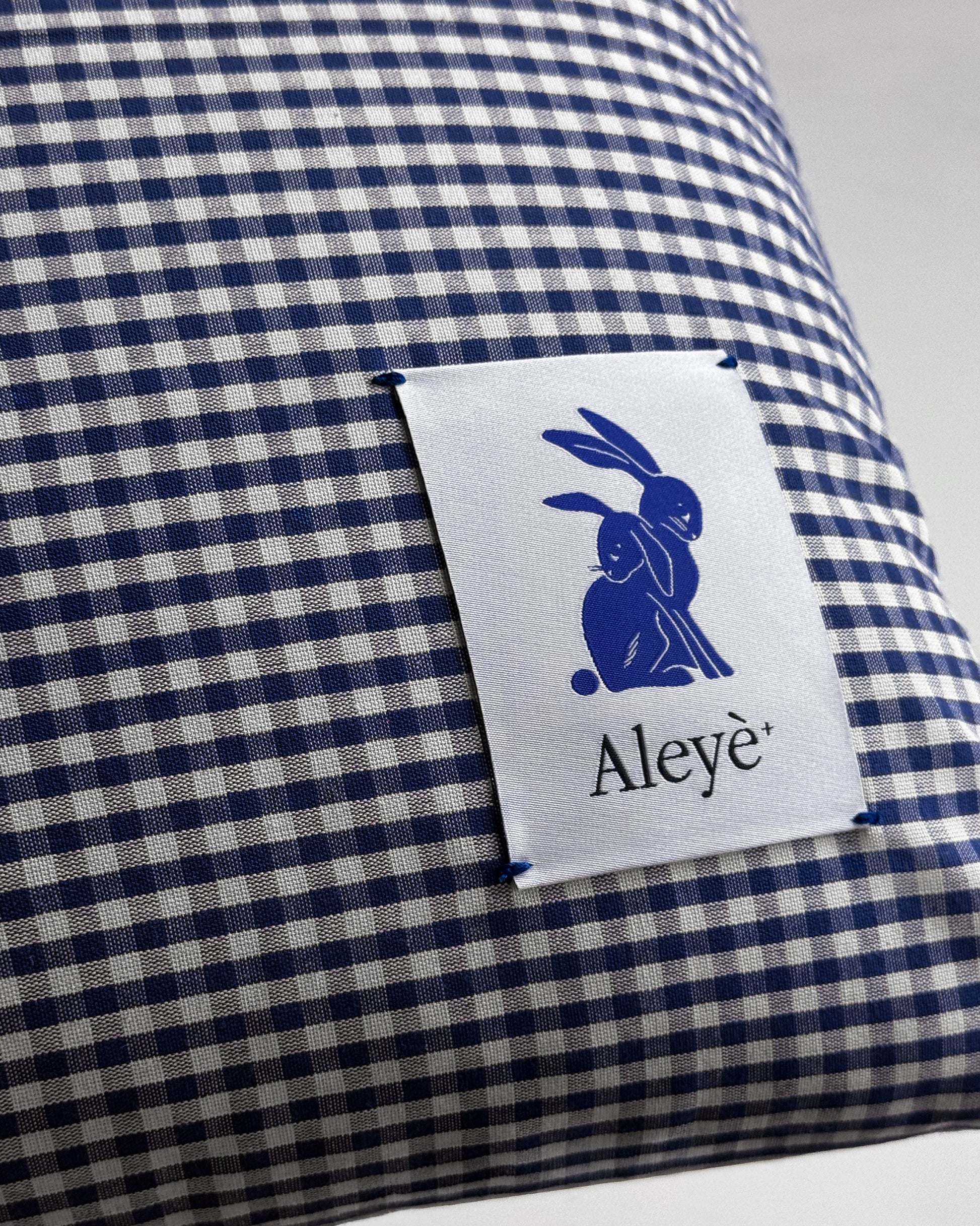 Aleyè Studio Pillow No.2 – Vichy Oltremare