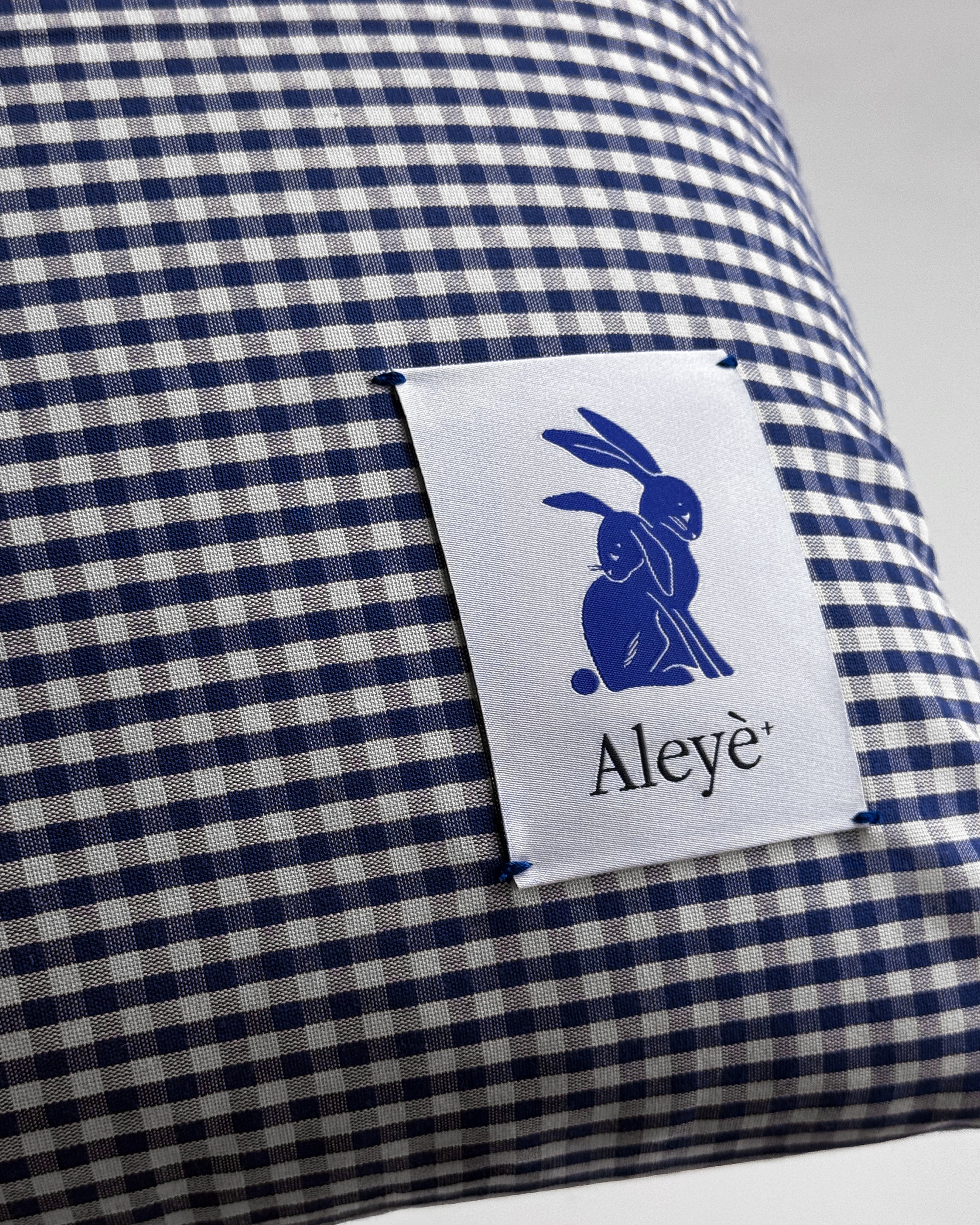 Aleyè Studio Pillow No.2 – Vichy Oltremare
