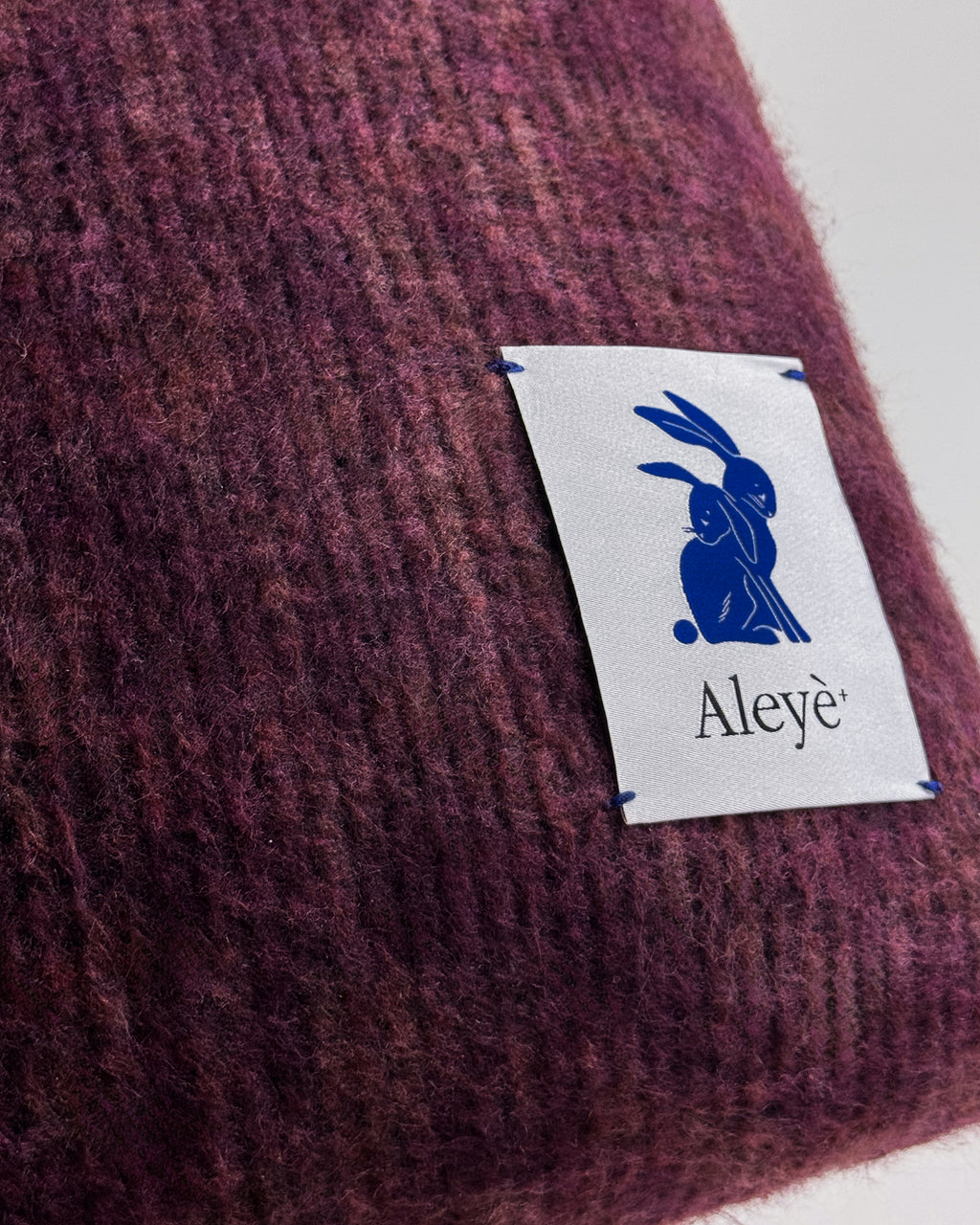 Aleyè Studio Pillow No.13 – Wool Blend Plum