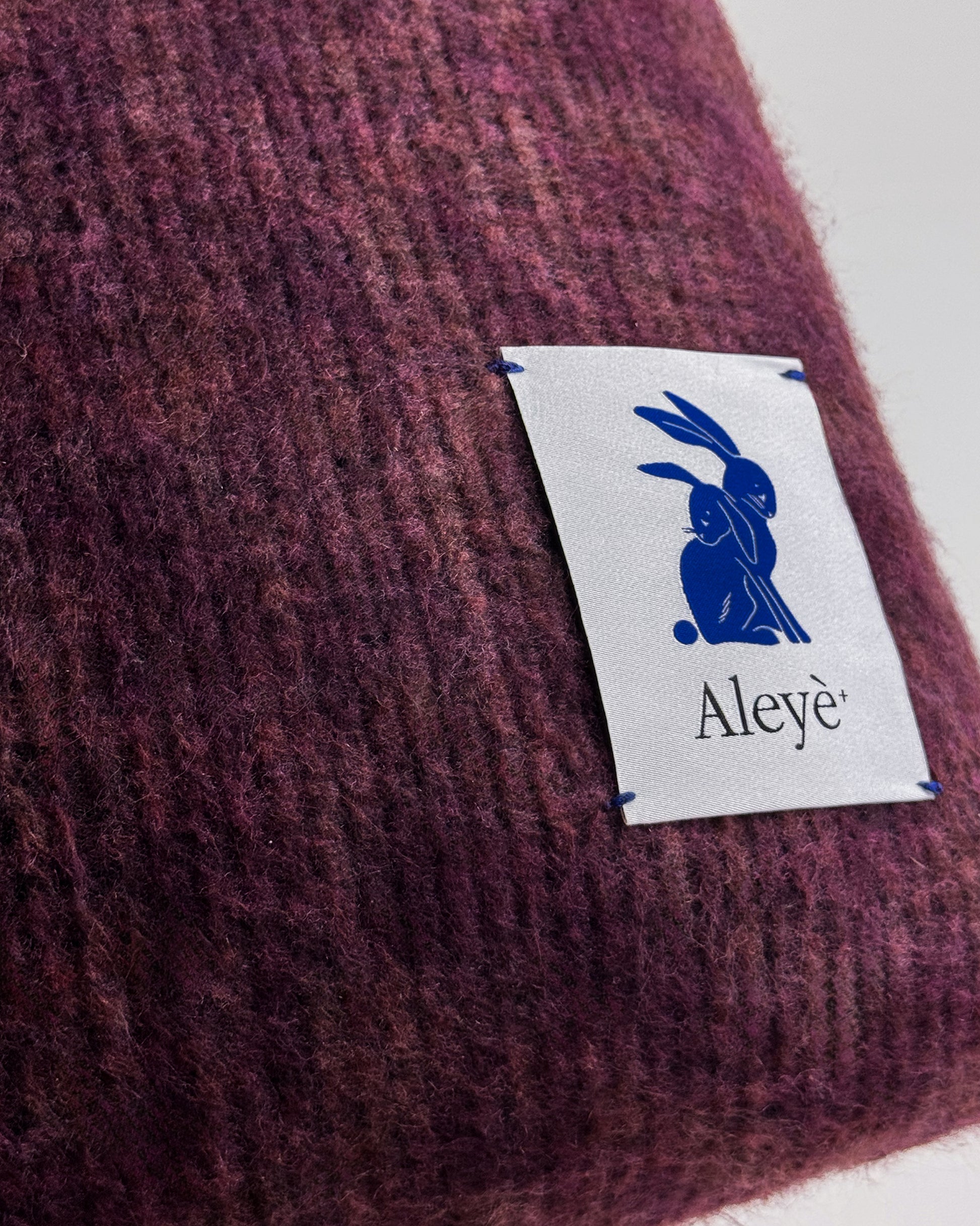Aleyè Studio Pillow No.13 – Wool Blend Plum
