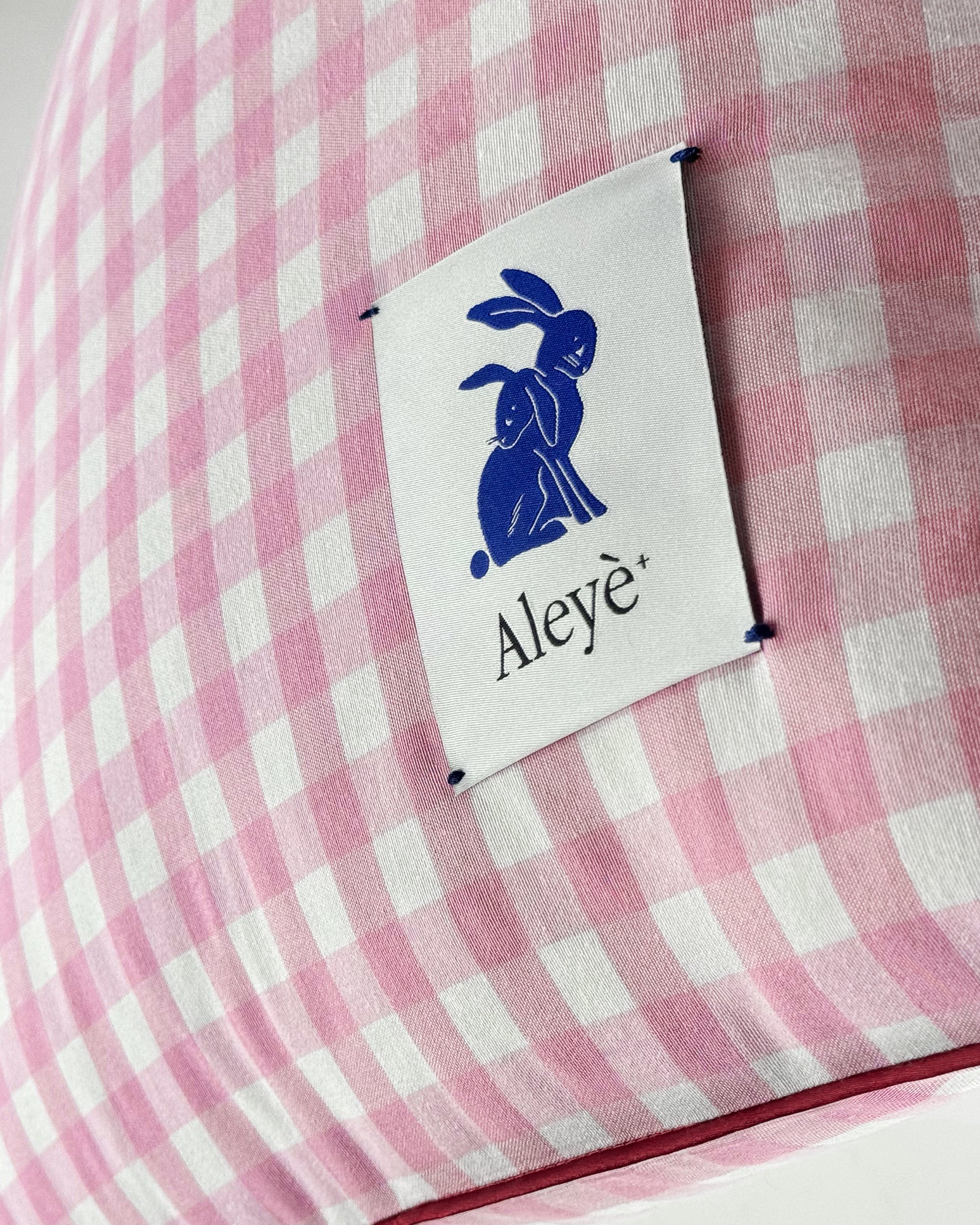 Aleyè Studio Pillow No.7 – Vichy Blush