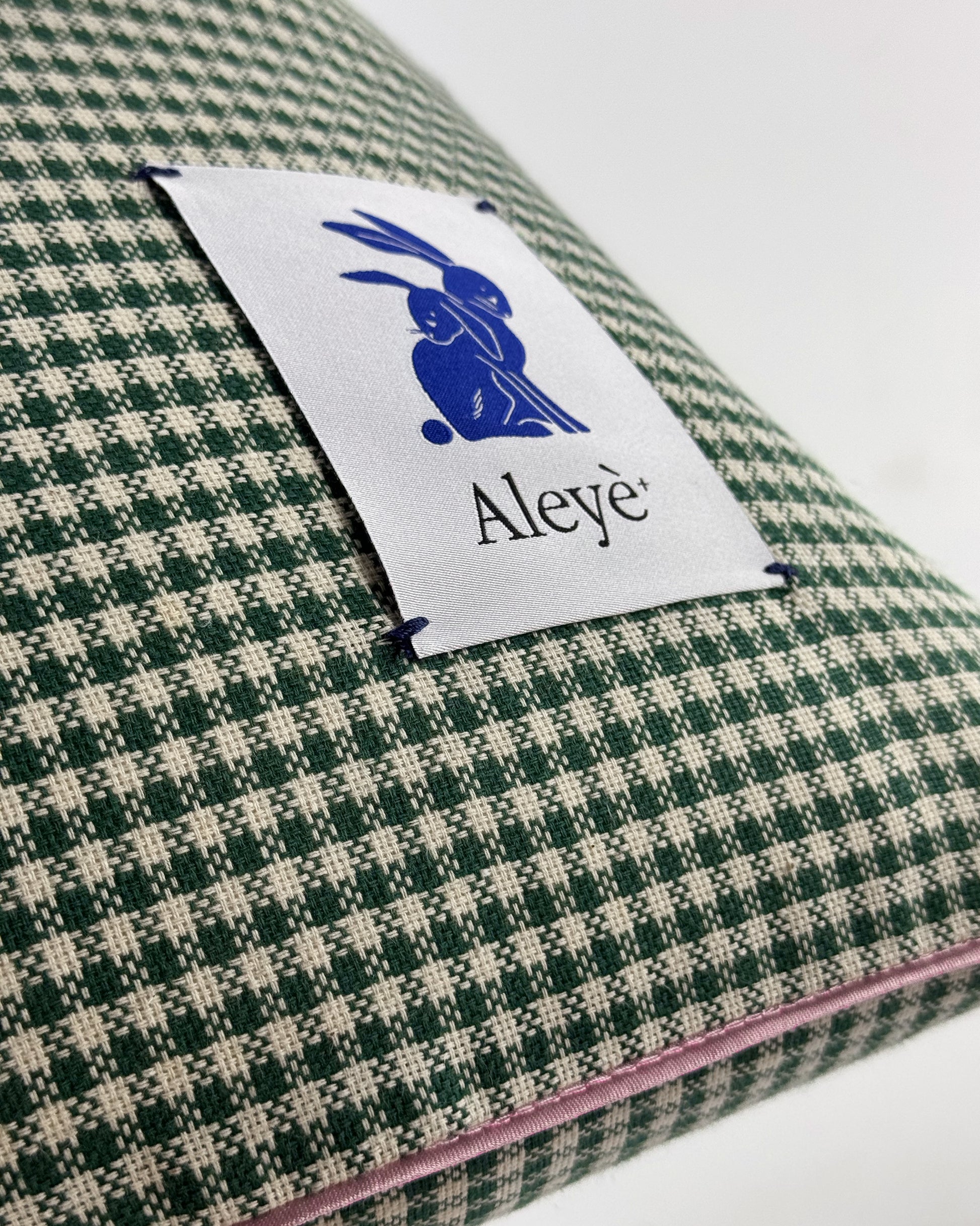 Aleyè Studio Pillow No.6 – Vichy Mint