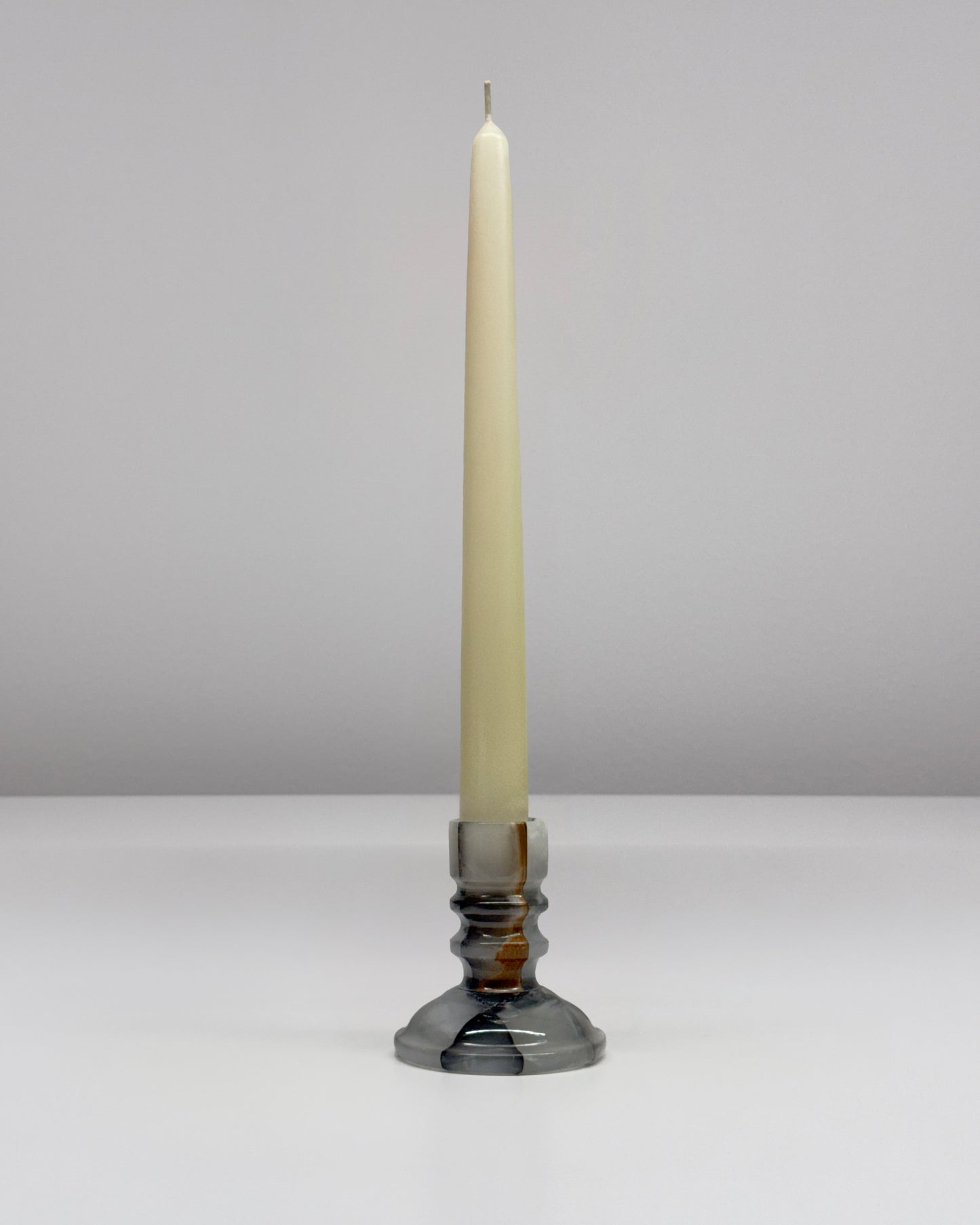 Aleyè Nomade No. 19 - Smoke Onyx Candleholder