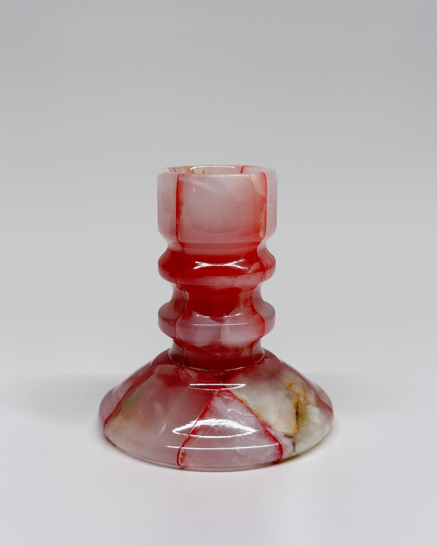 Aleyè Nomade No. 20 - Blush Onyx Candleholder