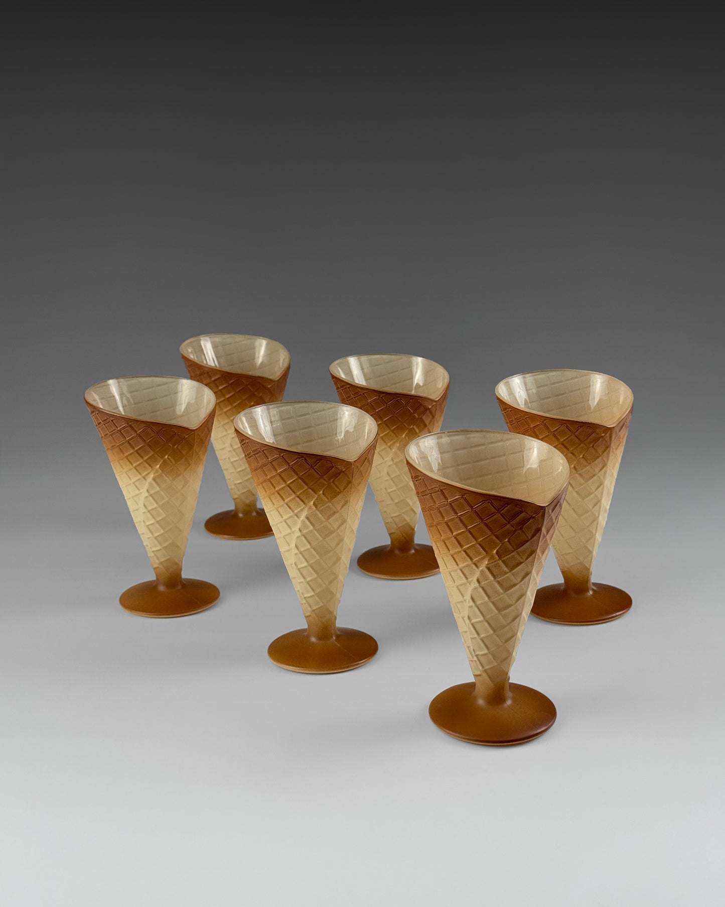 Aleyè Nomade No. 15 - Gelato Cones Cups - Set of 3