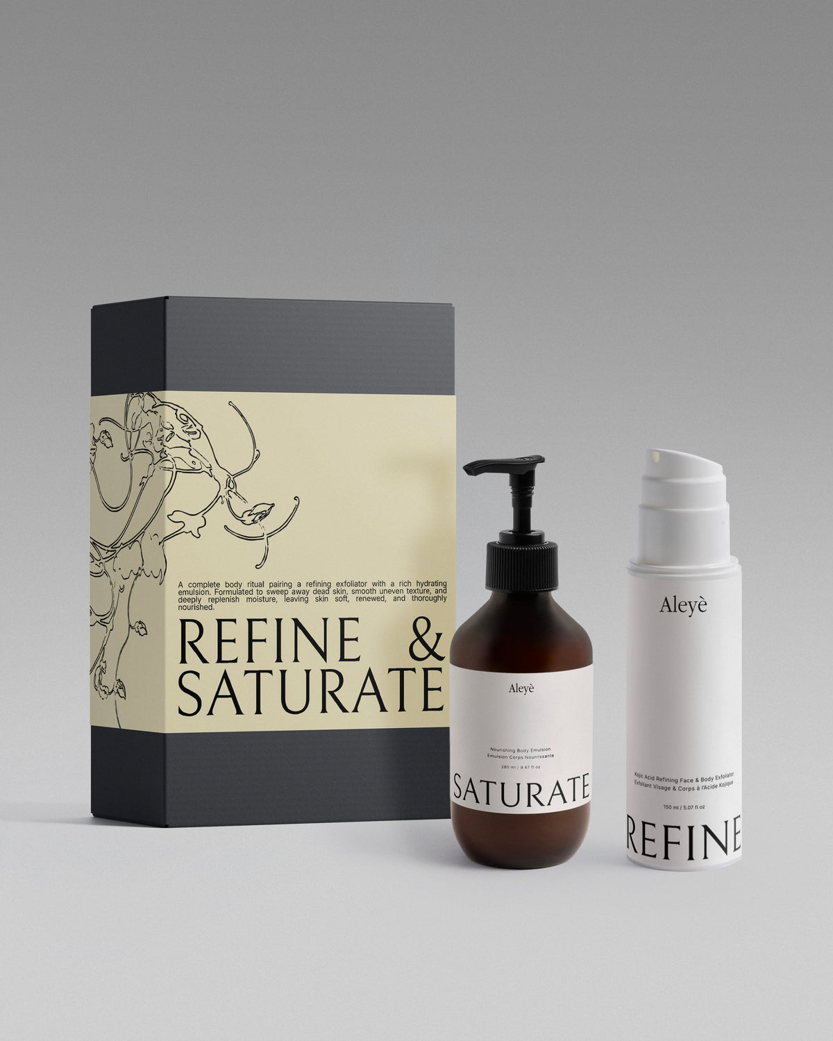 Refine & Saturate - Resurfacing Ritual Set