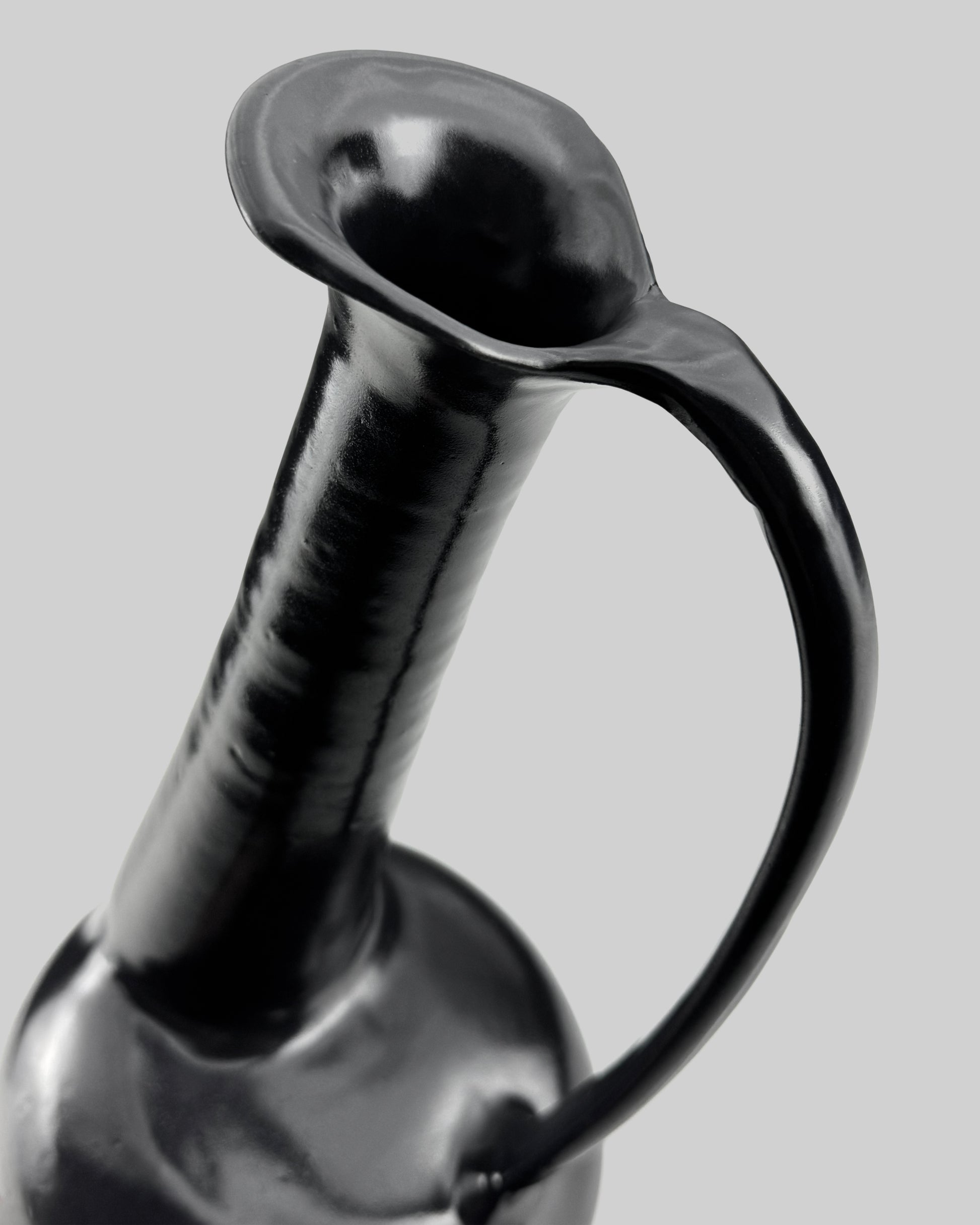Gio Ponti for Neoponti Tall Column Vase, 1997 Re-Edition