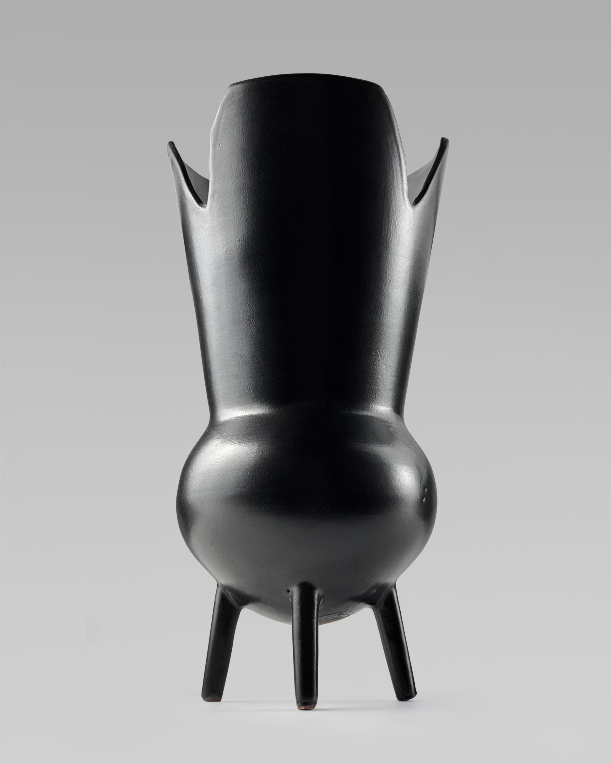 Gio Ponti for Neoponti Quadripod Vase, 1997 Re-Edition
