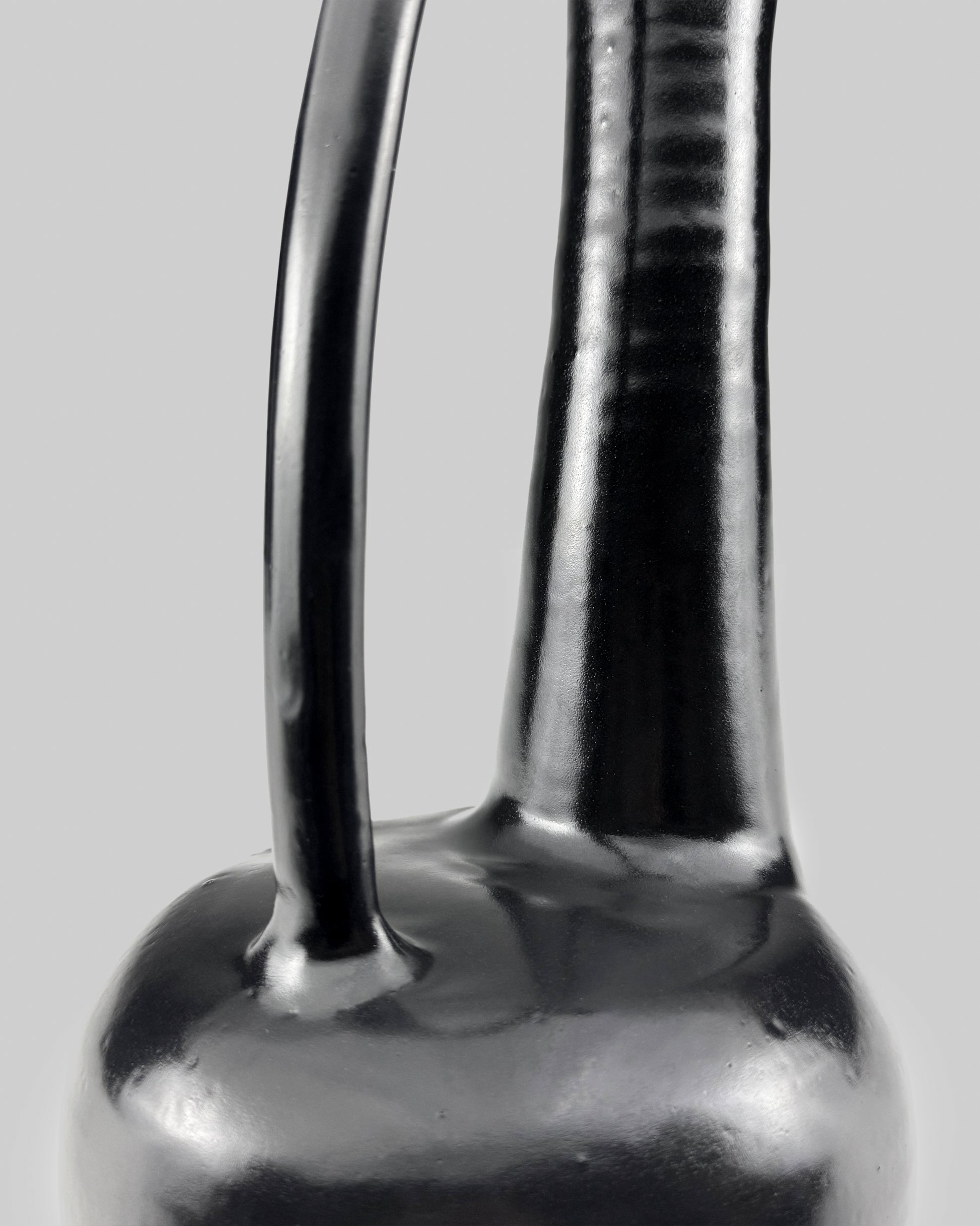 Gio Ponti for Neoponti Tall Column Vase, 1997 Re-Edition