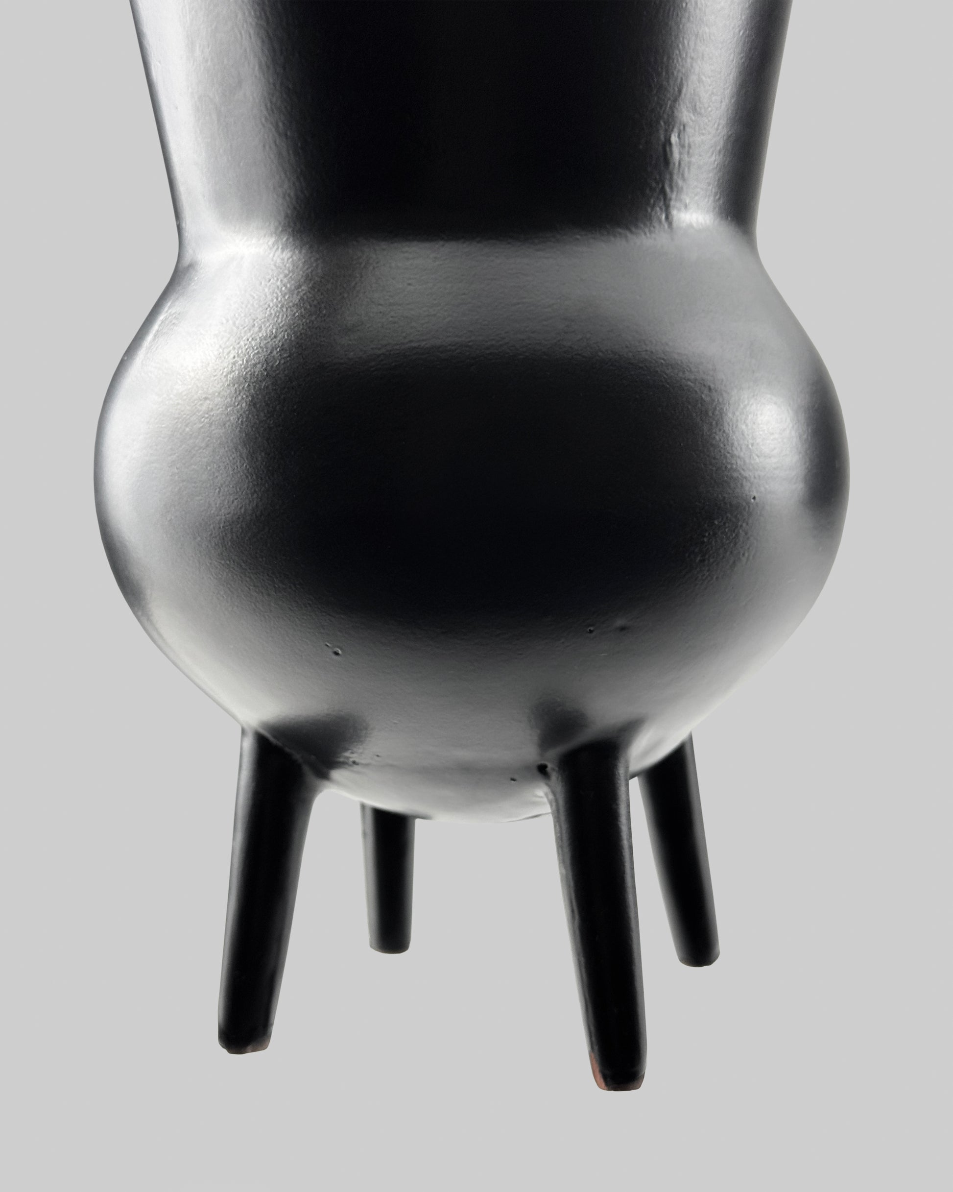 Gio Ponti for Neoponti Quadripod Vase, 1997 Re-Edition