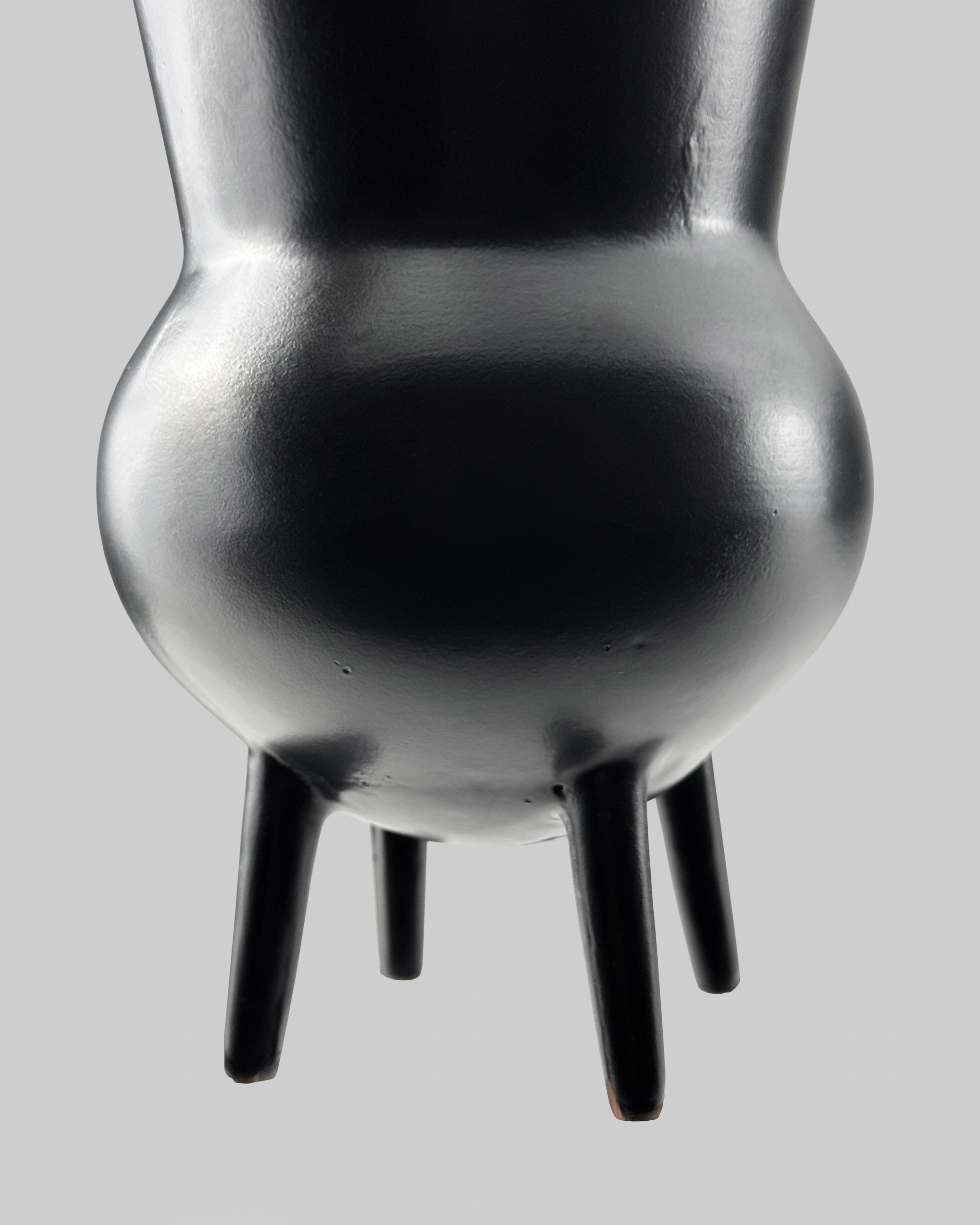 Gio Ponti for Neoponti Quadripod Vase, 1997 Re-Edition