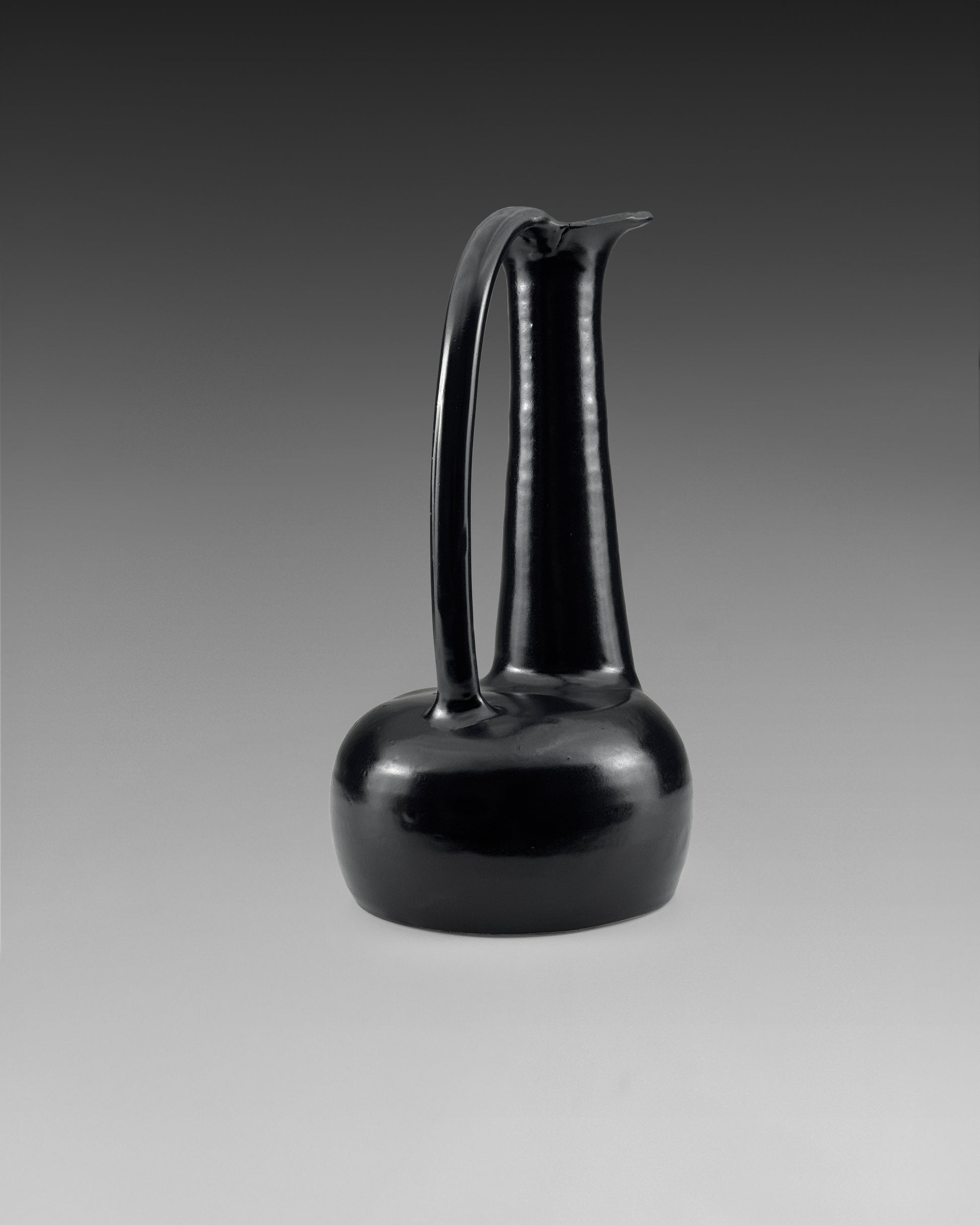 Gio Ponti for Neoponti Tall Column Vase, 1997 Re-Edition