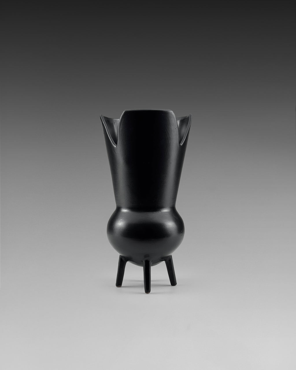 Gio Ponti for Neoponti Quadripod Vase, 1997 Re-Edition