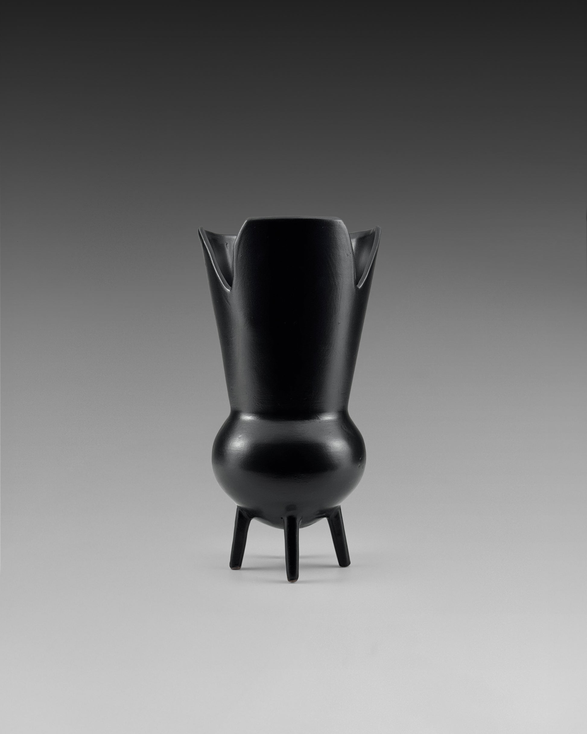 Gio Ponti for Neoponti Quadripod Vase, 1997 Re-Edition