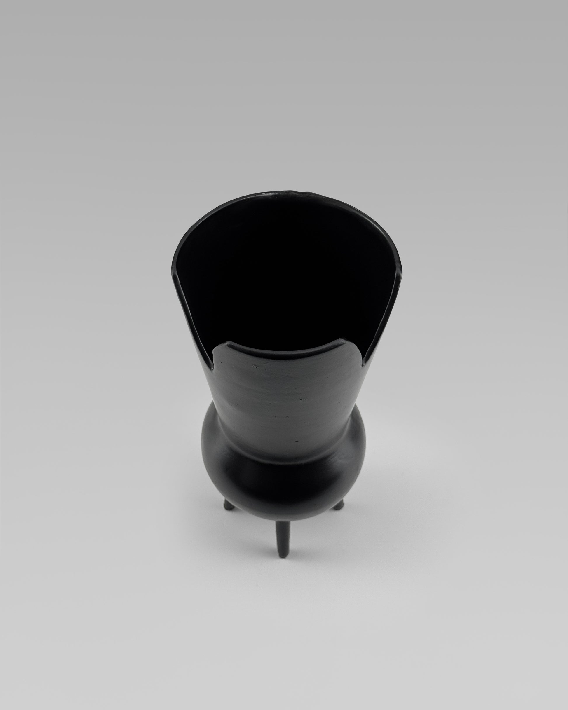Gio Ponti for Neoponti Quadripod Vase, 1997 Re-Edition