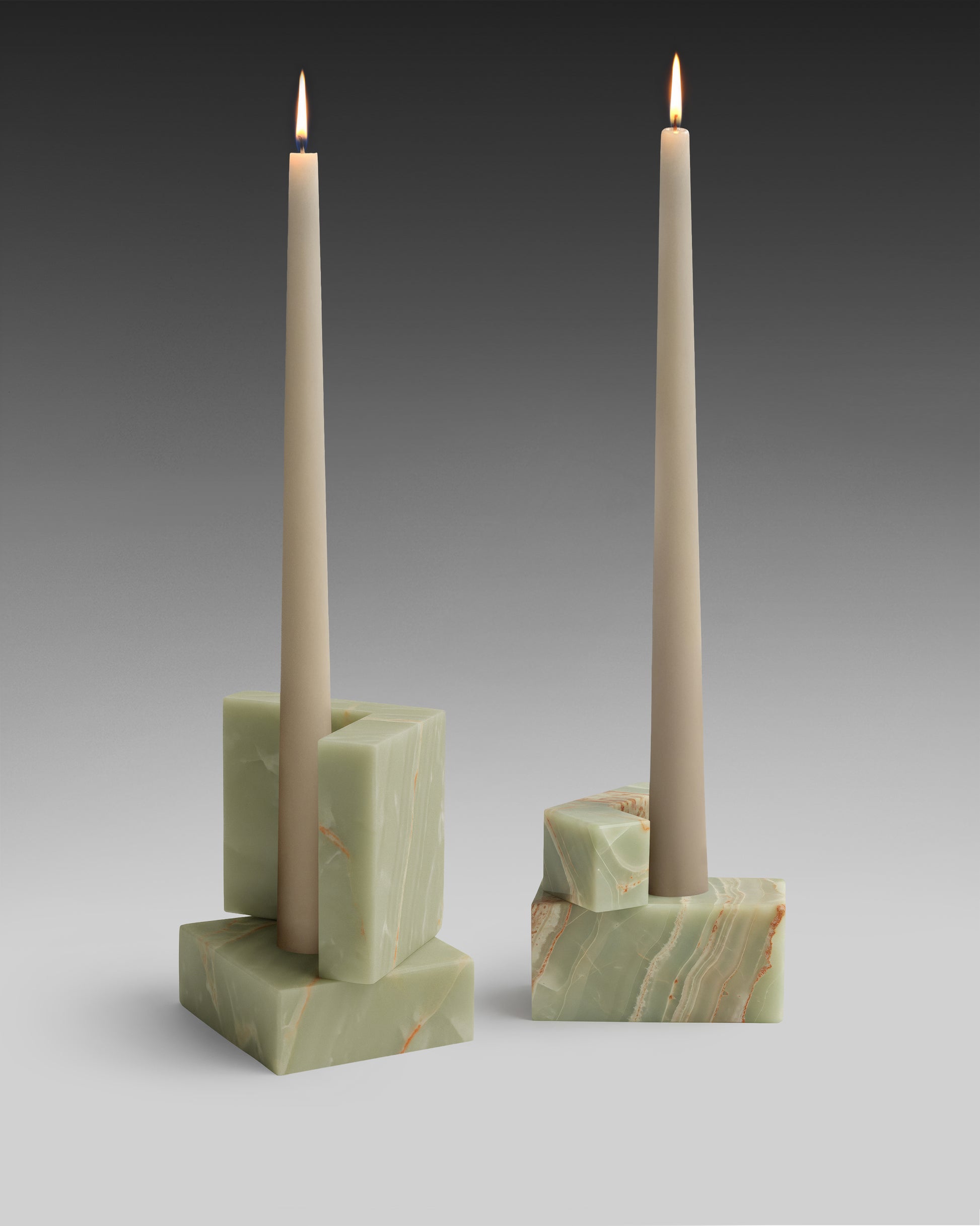 Block Candleholder Low by Studionudo