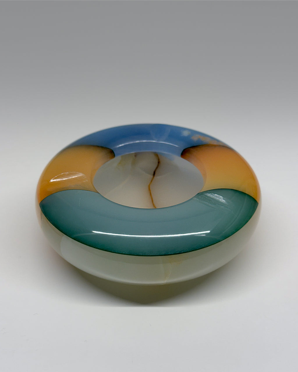 Aleyè Nomade No. 23 - Colorblock Onyx Ashtray