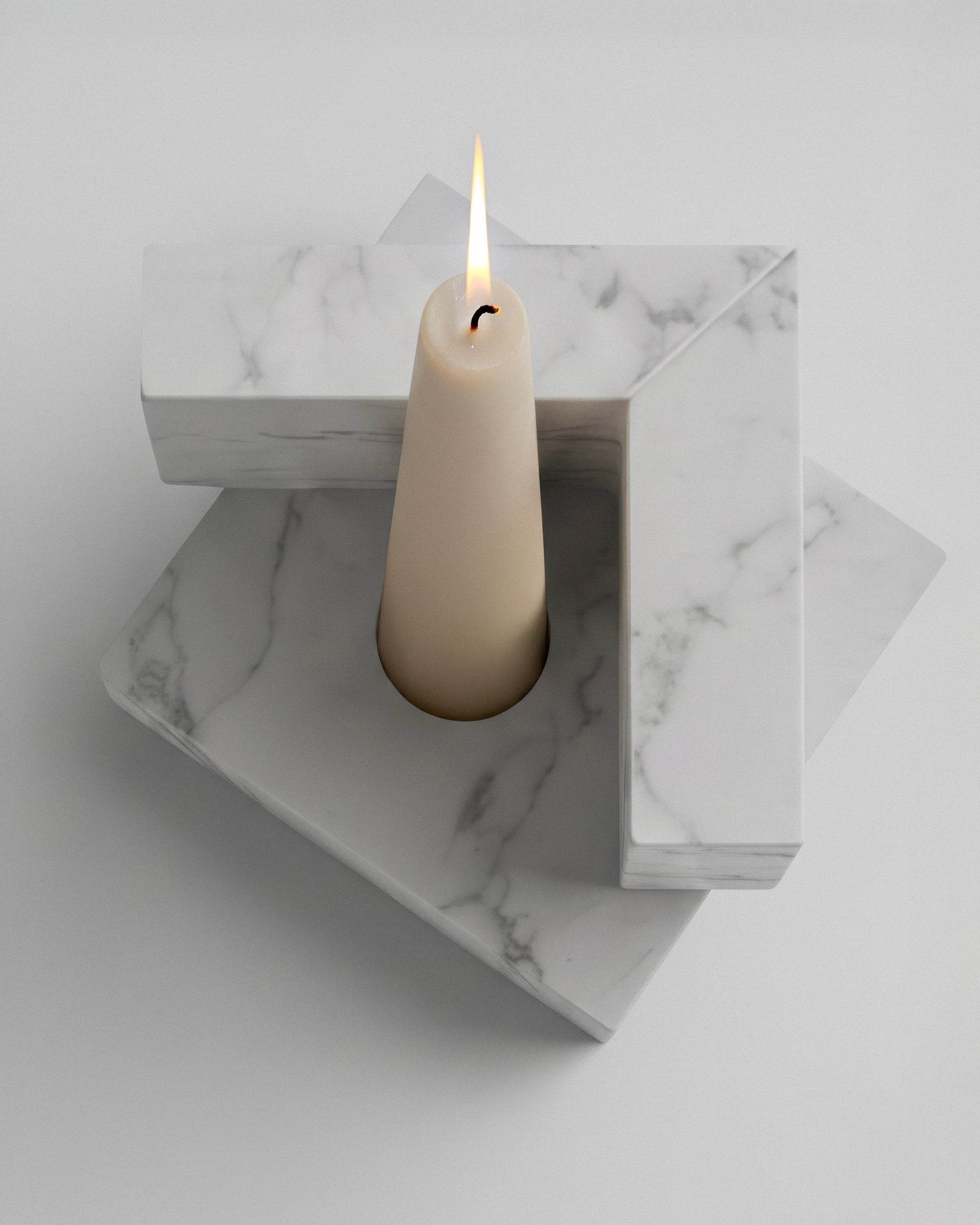 Block Candleholder High by Studionudo