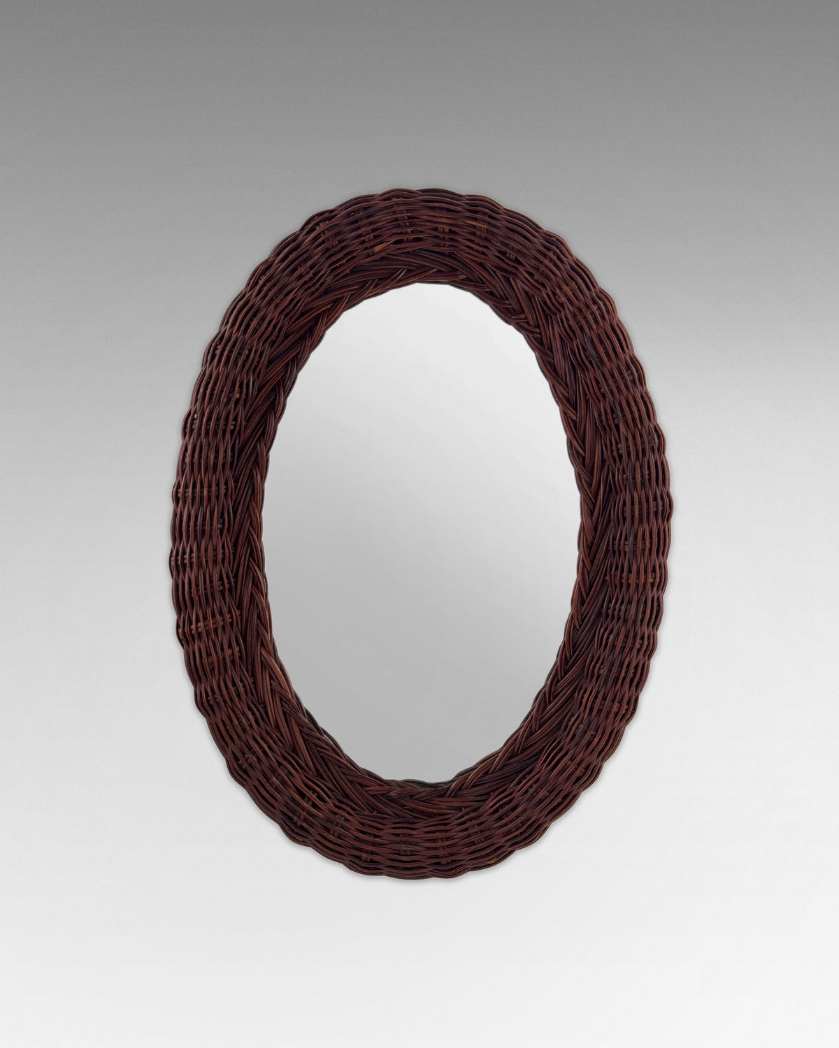 Aleyè Nomade No. 78 – Woven Rattan Mirror