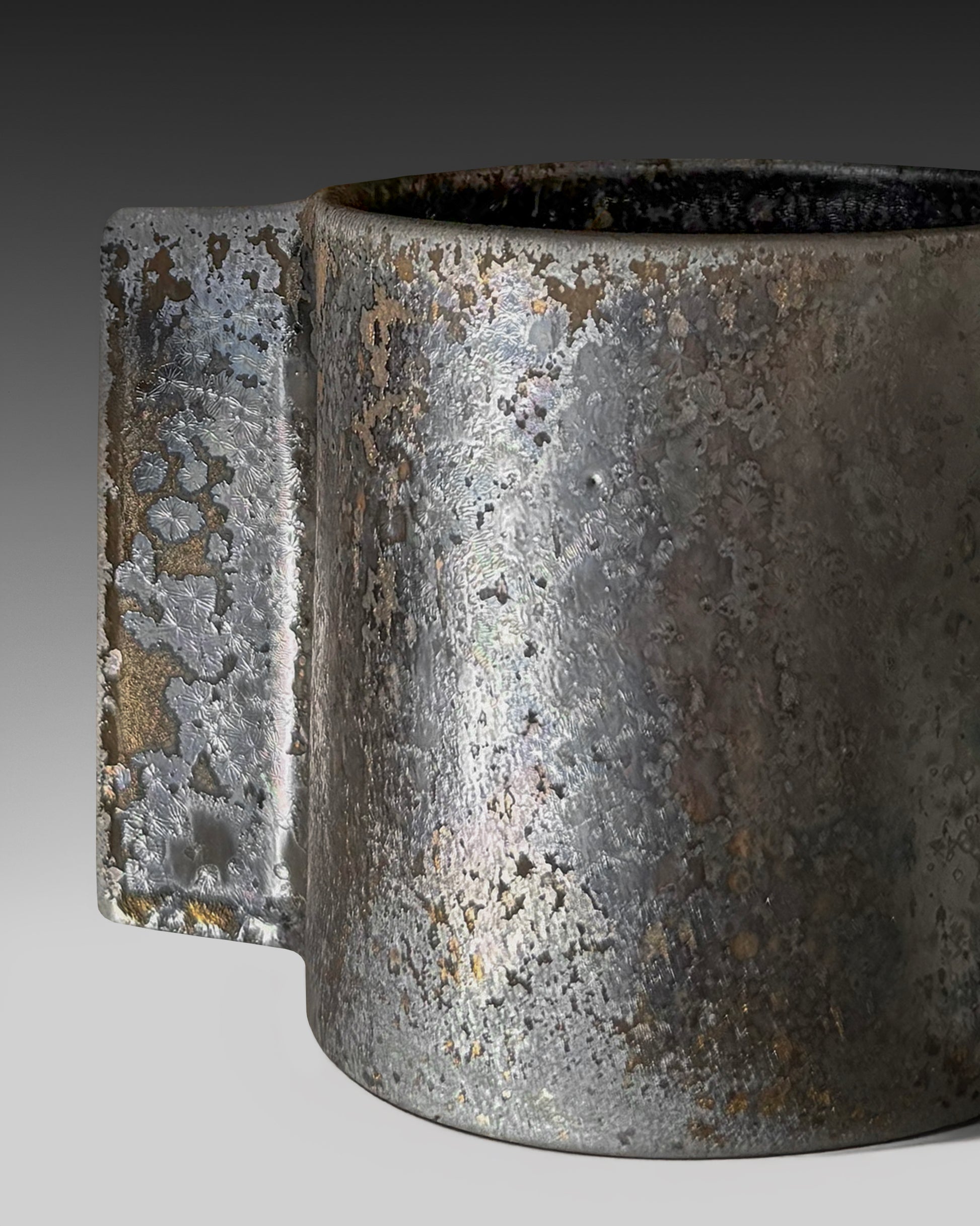 Antique Bronze Glaze Mugs - Set of 2 by Studionudo