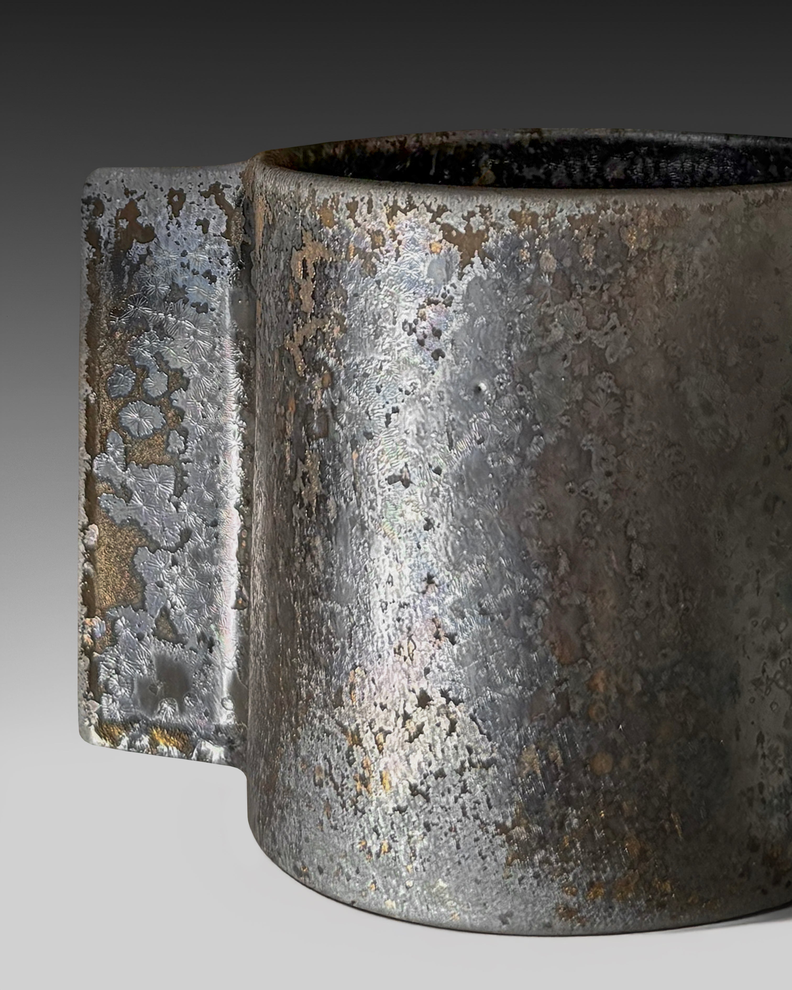 Antique Bronze Glaze Mugs - Set of 2 by Studionudo