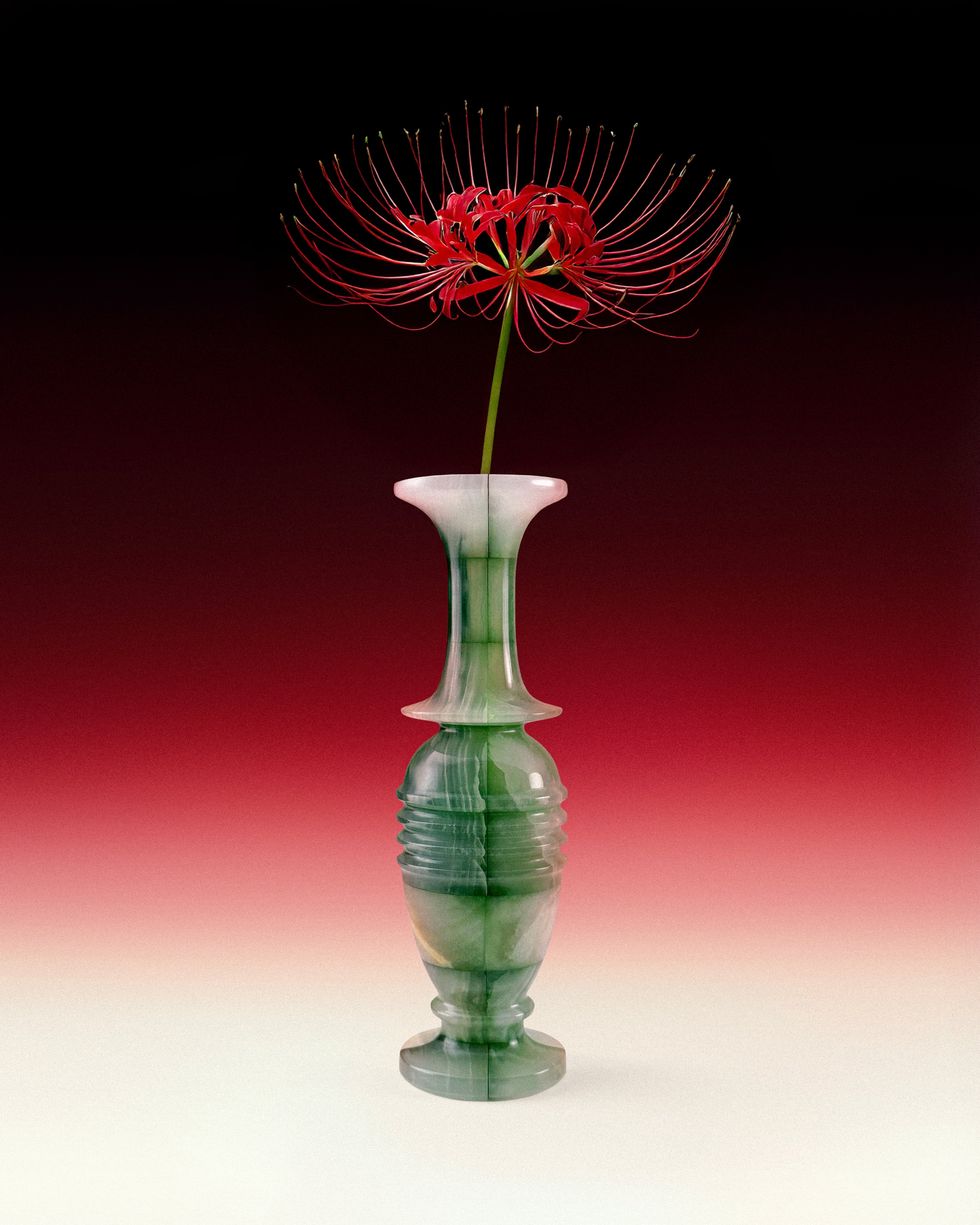 Aleyè Nomade No. 53 – Green Onyx Vase