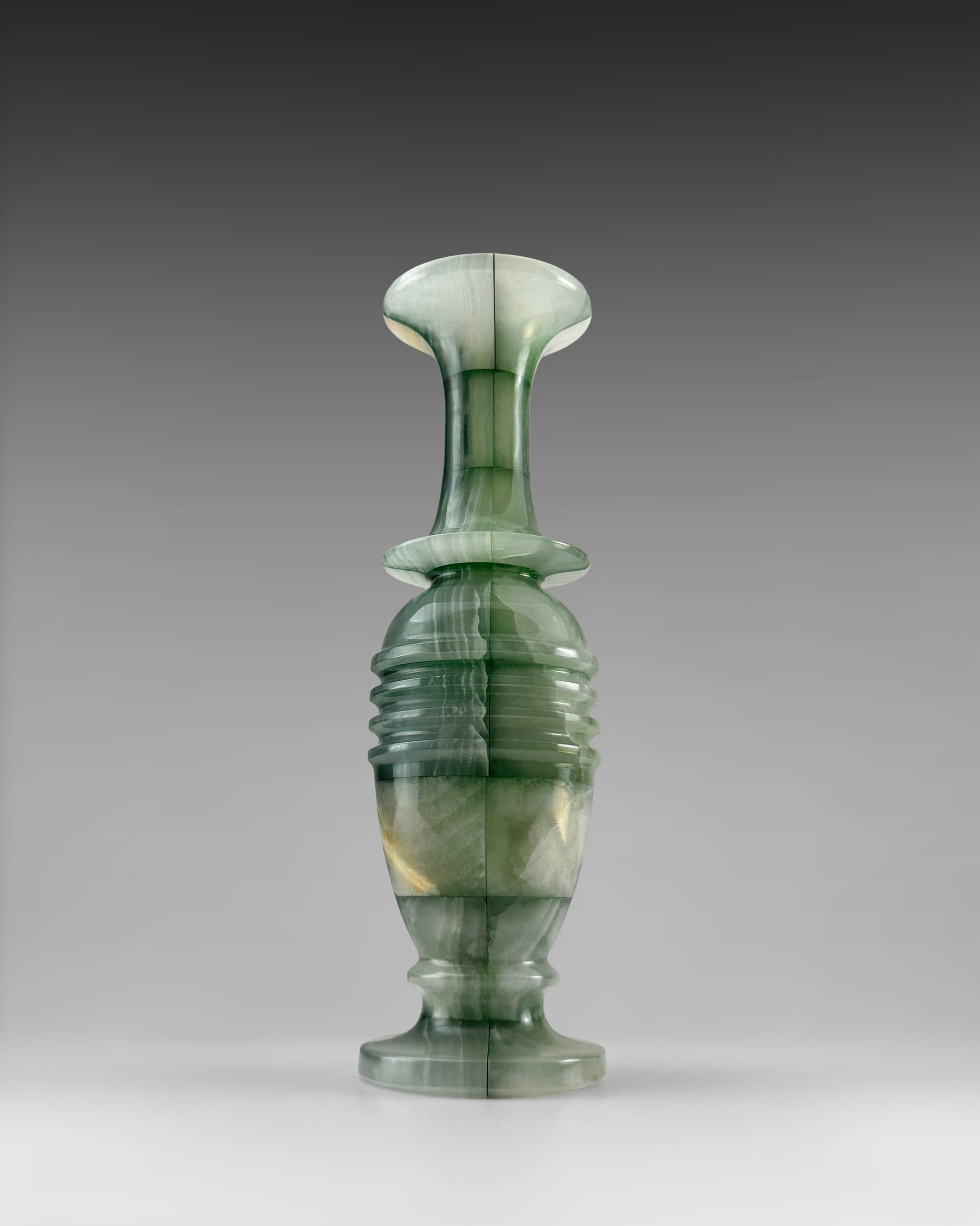 Aleyè Nomade No. 53 – Green Onyx Vase
