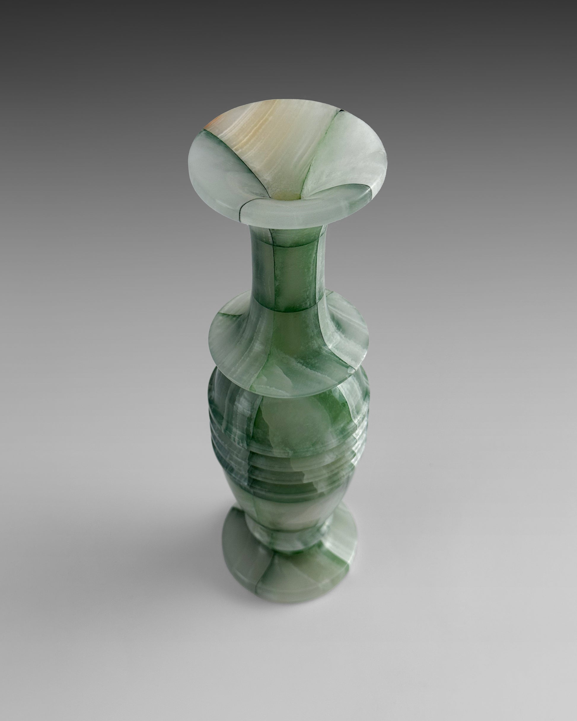 Aleyè Nomade No. 53 – Green Onyx Vase